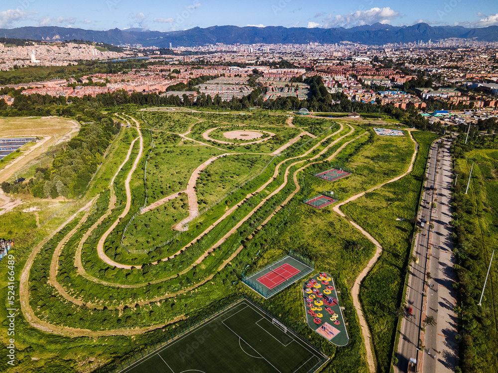 PTAR Salitre Park in western Bogota