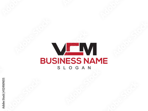 Initial VCM Letter Logo Icon, Monogram vcm Logo Image Design For Company photo