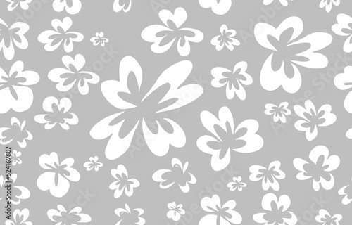 Seamless pattern material of an abstract flower. wallpaper vintage design background3