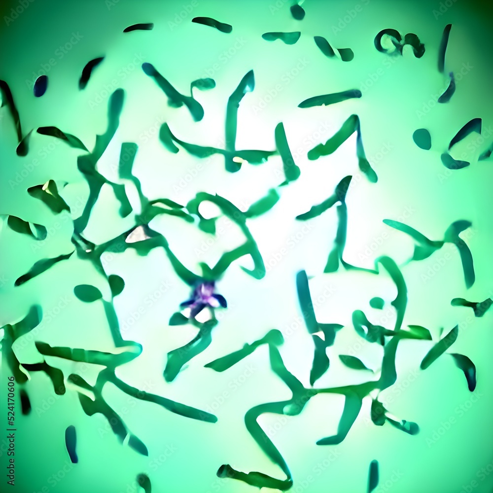 3D Bacteria Lactobacillus, illustration. Normal flora of small intestine, lactic acid bacteria. Probiotic bacterium 3D Bacteria Lactobacillus, illustration. Normal flora of small intestine, lactic acid bacteria. Probiotic bacterium