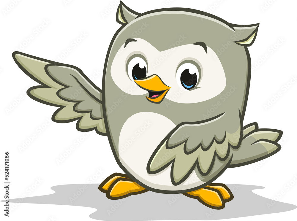 Cartoon Baby Owl Cartoon Baby Owl