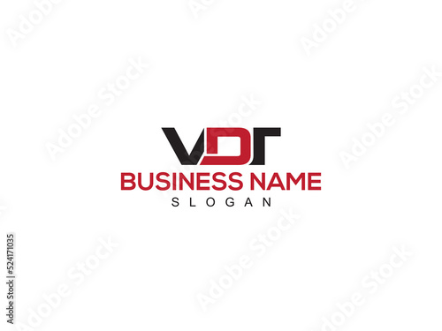 Creative VDT Logo Icon, Monogram vdt Letter Logo Design And Unique Style For Your Brand or Business