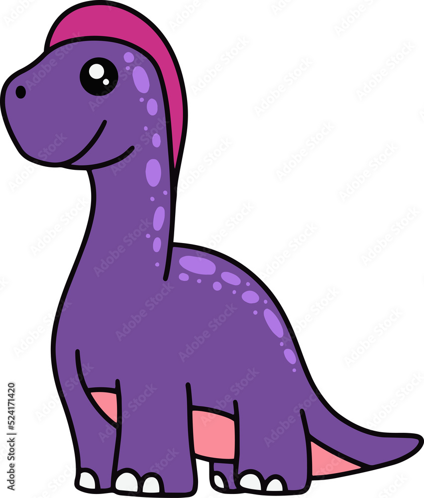 Dino Fossil Dinosaurs Baby kids Animal Cartoon Doodle Funny Clipart
