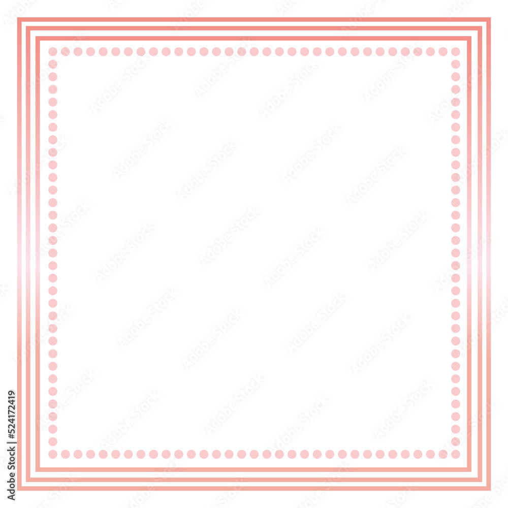 Rose Gold Square Frame Rose Gold Square Frame