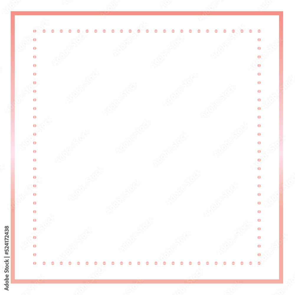 Rose Gold Square Frame Rose Gold Square Frame