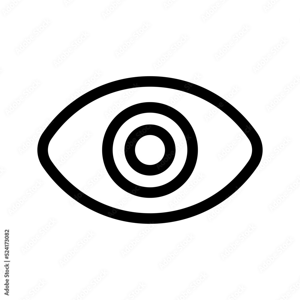 Eye Icon Vector Symbol Design Illustration Eye Icon Vector Symbol Design Illustration