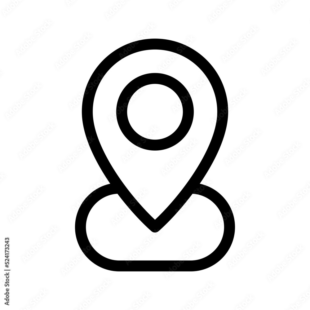 Location Icon Vector Symbol Design Illustration Location Icon Vector Symbol Design Illustration