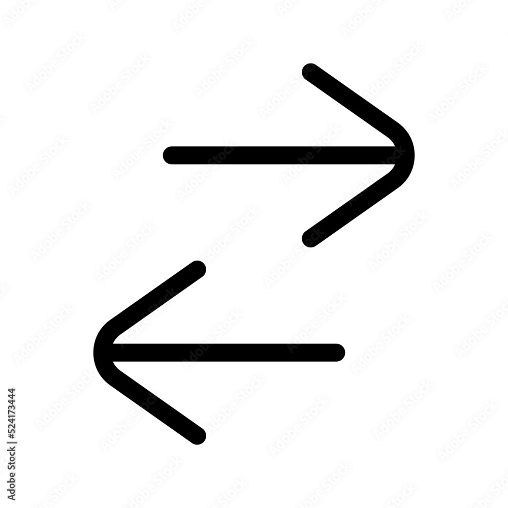 Exchange Icon Vector Symbol Design Illustration Exchange Icon Vector Symbol Design Illustration