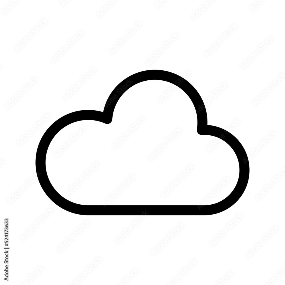 Cloud Icon Vector Symbol Design Illustration Cloud Icon Vector Symbol Design Illustration
