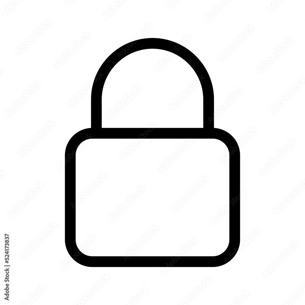 Lock Icon Vector Symbol Design Illustration Lock Icon Vector Symbol Design Illustration
