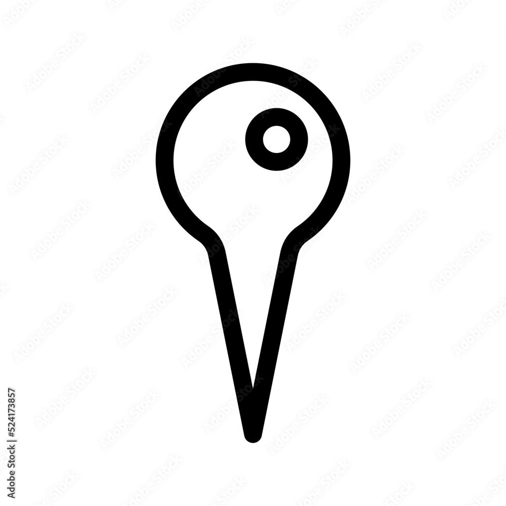 Push Pin Icon Vector Symbol Design Illustration Push Pin Icon Vector Symbol Design Illustration