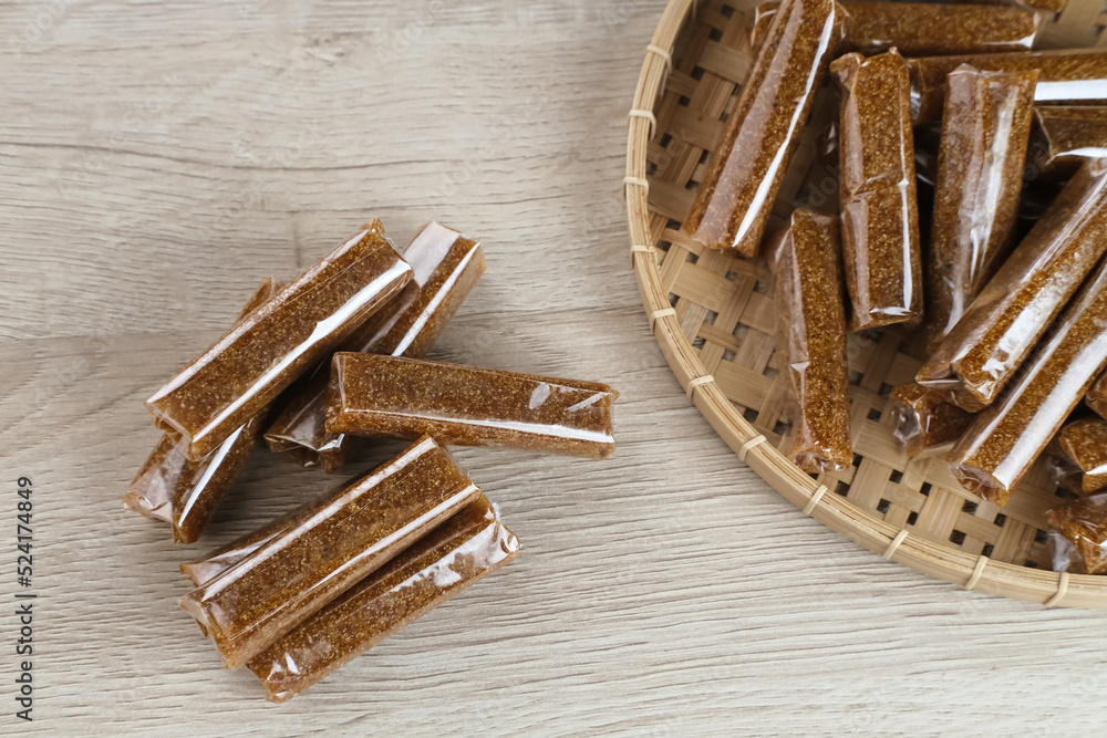 Dudol Rice Jenang, a typical dodol snack from Kudus, it tastes sweet. Made from ...