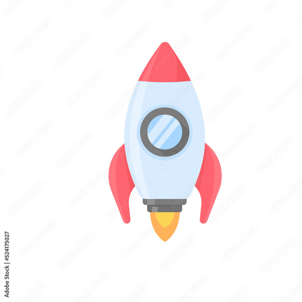 Space exploration rocket soars into the sky concept of starting to learn science Space exploration rocket soars into the sky concept of starting to learn science