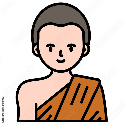 monk line icon