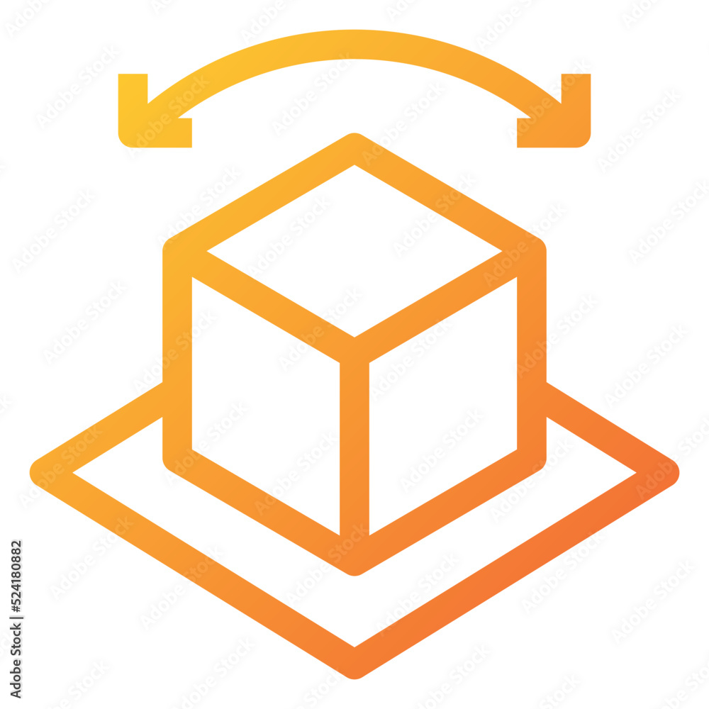 3d modeling Icon Illustration 3d modeling Icon Illustration