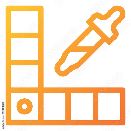 color picker Icon Illustration