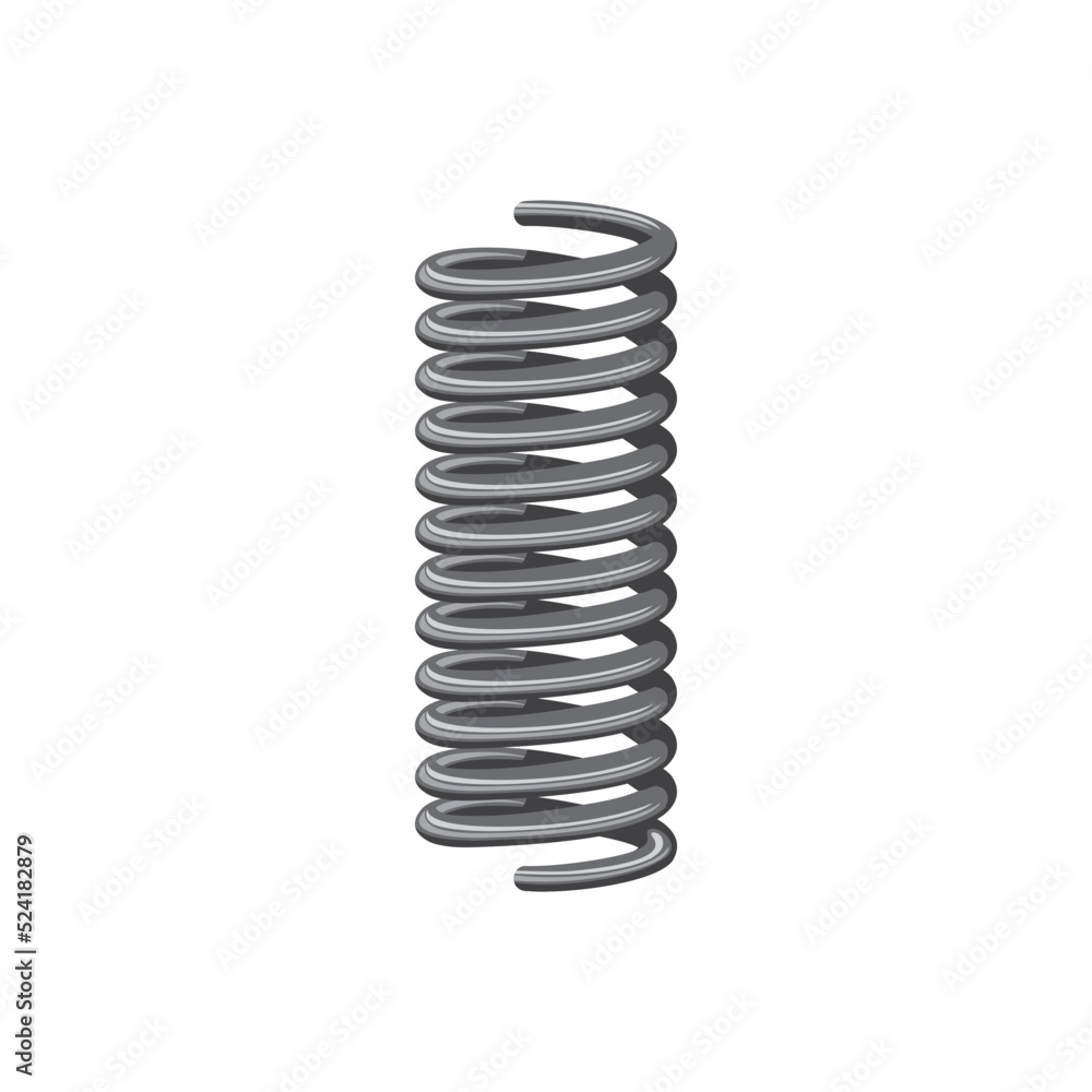 Spring car detail compression and extension elastic object that stores ...