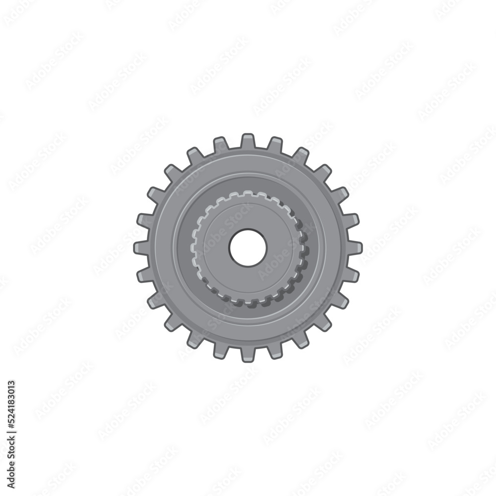 Cogwheel automotive settings, function and configuration, engineering progress isolated icon. Vector rotating wheel gear mechanism. Motion transmission item, gear mechanism rotating cogwheel Cogwheel automotive settings, function and configuration, engineering progress isolated icon. Vector rotating wheel gear mechanism. Motion transmission item, gear mechanism rotating cogwheel