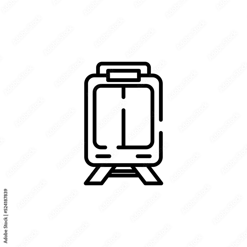 Train, Locomotive, Transport Dotted Line Icon Vector Illustration Logo Template. Suitable For Many Purposes. Train, Locomotive, Transport Dotted Line Icon Vector Illustration Logo Template. Suitable For Many Purposes.