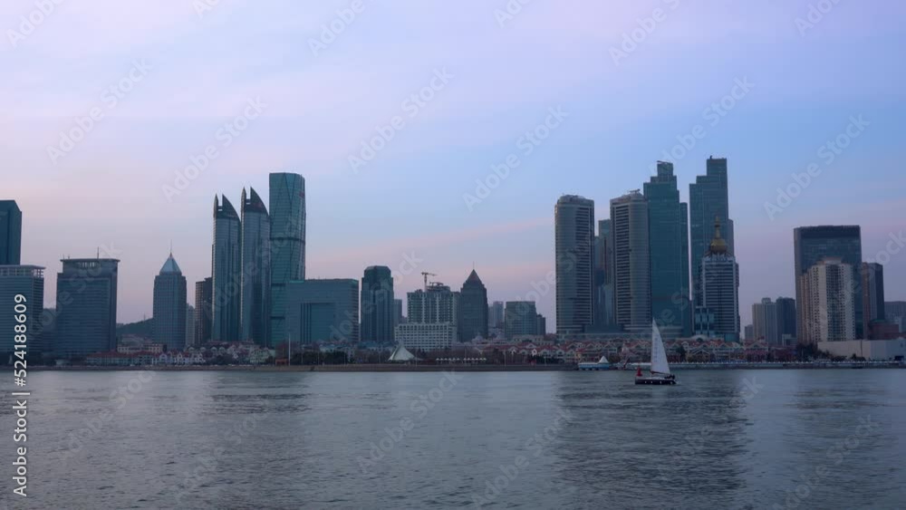 aerial photography qingdao city coastline modern architecture landscape skyline aerial photography qingdao city coastline modern architecture landscape skyline