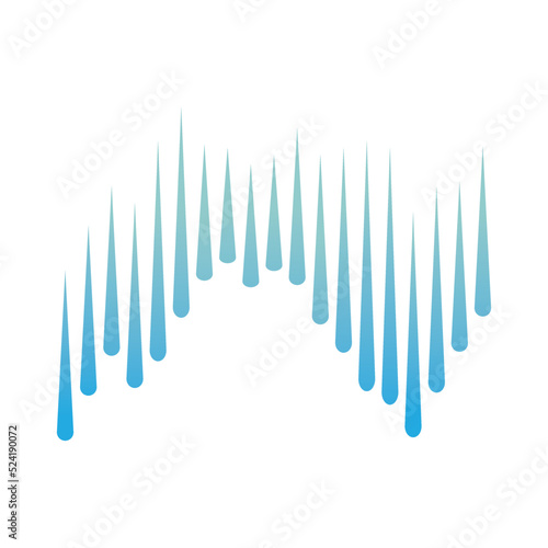 aurora logo design icon illustration vector template