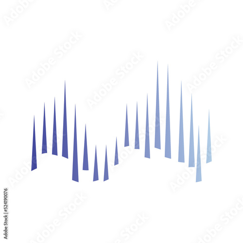 aurora logo design icon illustration vector template