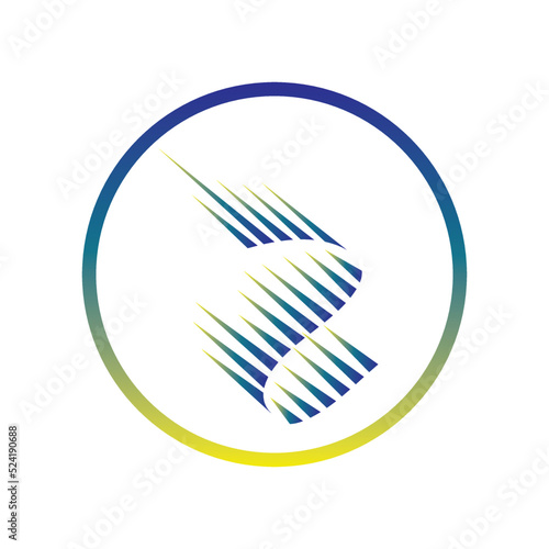 aurora logo design icon illustration vector template