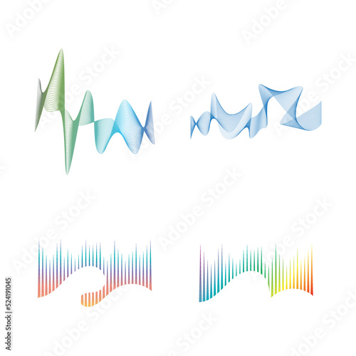 aurora logo design icon illustration vector template