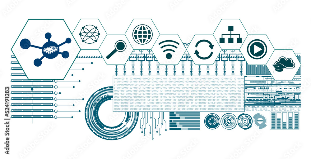 Obraz premium Concept of mooc