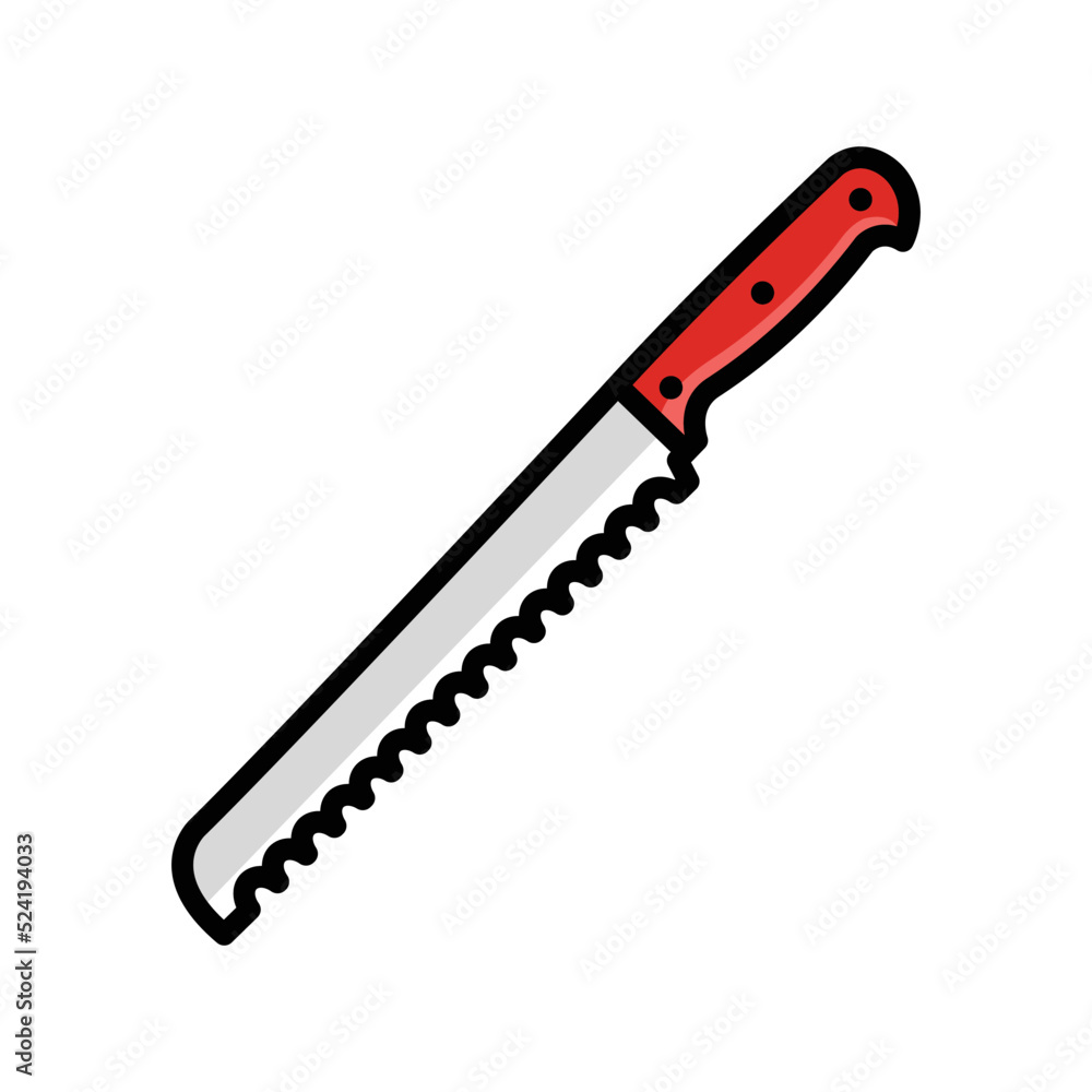 kitchen knife icon vector design template in white background kitchen knife icon vector design template in white background