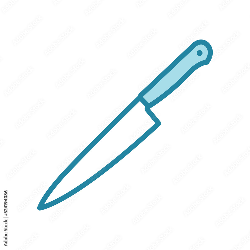 kitchen knife icon vector design template in white background kitchen knife icon vector design template in white background