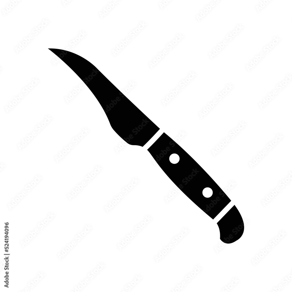 kitchen knife icon vector design template in white background kitchen knife icon vector design template in white background