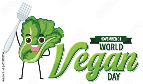 World Vegan Day Logo Design