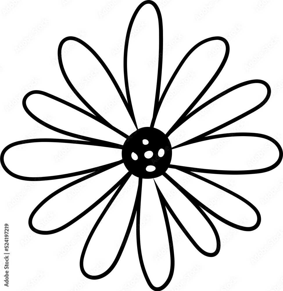 flower illustration on transparent background flower illustration on transparent background