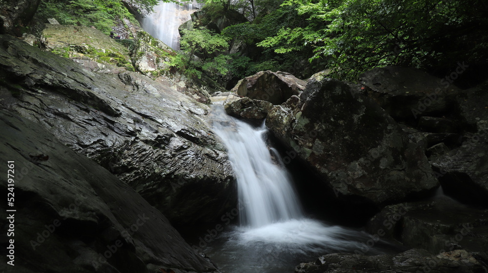 Beautiful valley scenery in Korea Beautiful valley scenery in Korea