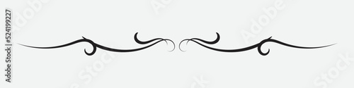 divider, border, frame or line with vintage style