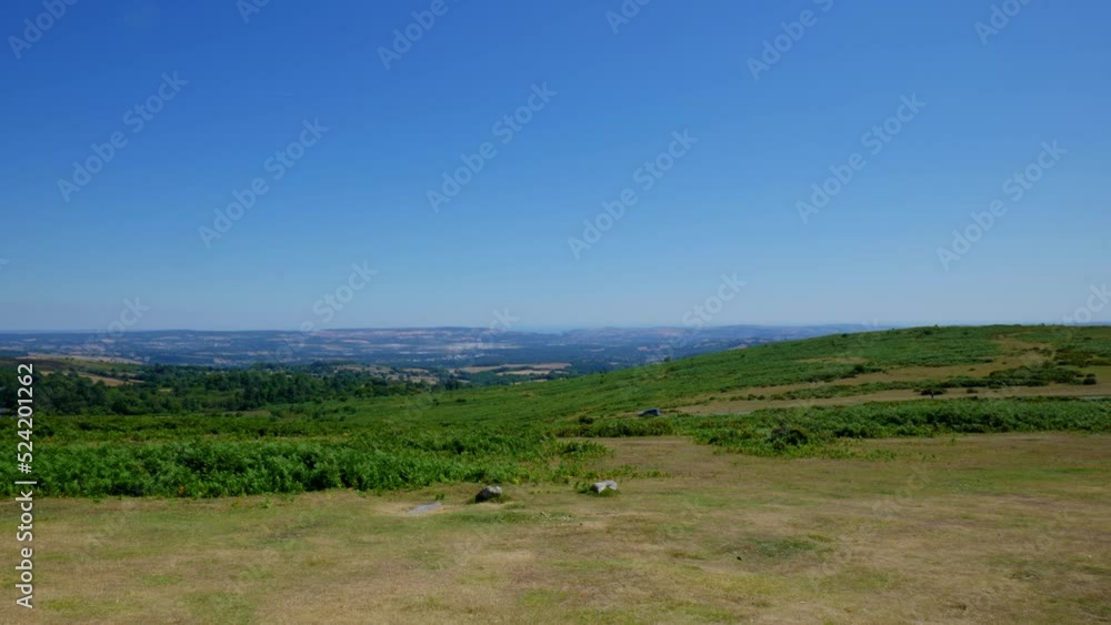 Dartmoor National park on a sunny day, over looking the countryside. Dartmoor National park on a sunny day, over looking the countryside.