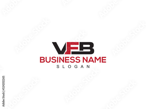 Colorful VFB Logo Stock, Unique VF vfb Letter Logo image Vector Template Design For Brand photo