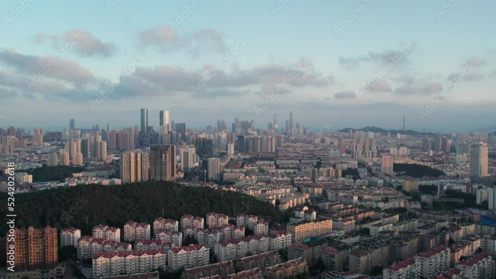 aerial photography qingdao city architecture landscape skyline aerial photography qingdao city architecture landscape skyline