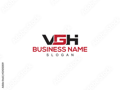 Creative VGH Logo Icon, Letter VG vgh Logo Image Vector Stock For Company photo