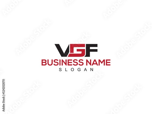 Creative VGF Logo Icon, Letter VG vgf Logo Image Vector Stock For Company photo