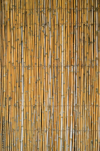 Fototapeta Naklejka Na Ścianę i Meble -  wooden bamboo wall background for interior design