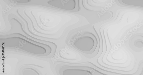 Abstract background using wave pattern which has 3d effect with gray gradient color, 3D rendering, and 4K size