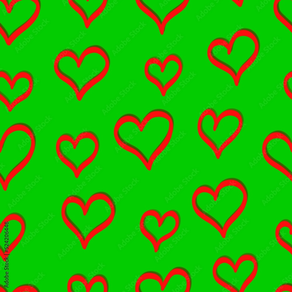 seamless pattern with hearts seamless pattern with hearts