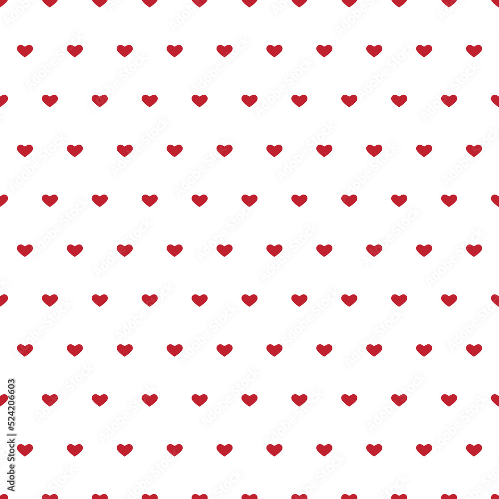 Cute heart seamless pattern for valentine's day greeting design