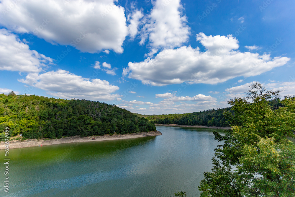 Vltava River. South Bohemian region. Czechia