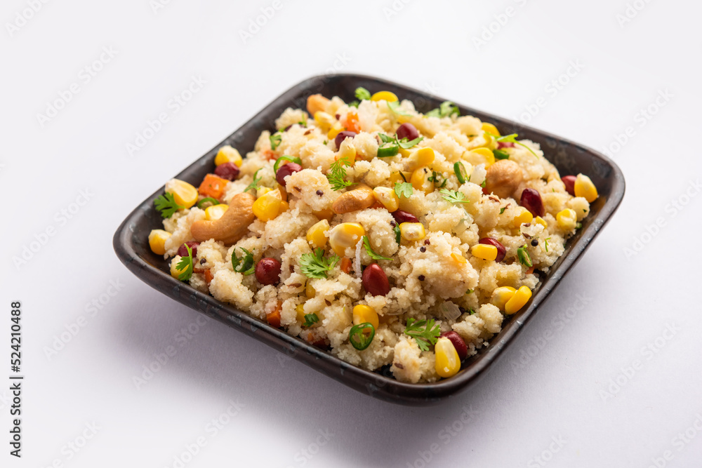 Sweet Corn Upma, makai rava uppittu made using with or without semolina , healthy Indian breakfast Sweet Corn Upma, makai rava uppittu made using with or without semolina , healthy Indian breakfast