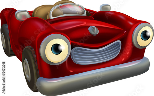 Cartoon car character