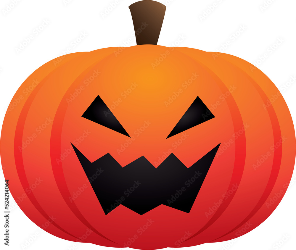 Naklejka premium halloween pumpkin graphic element