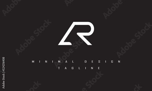 AR or RA Minimal Logo Design